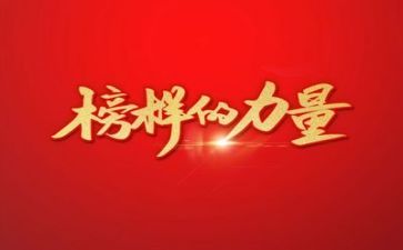 以榜样写心得体会优秀8篇