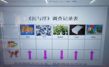 沉与浮活动方案6篇