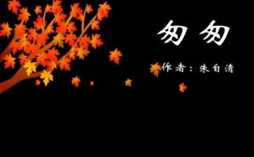 读匆匆心得体会通用8篇