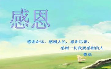感恩.实心得体会5篇