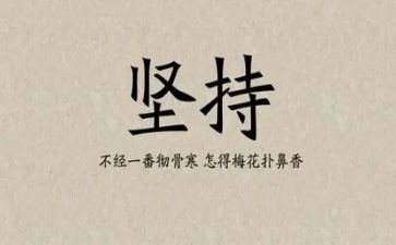 找一下坚持的作文5篇