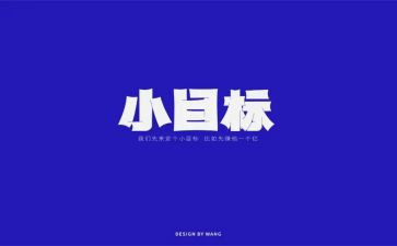 小目标心得体会8篇