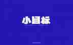 小目标心得体会8篇