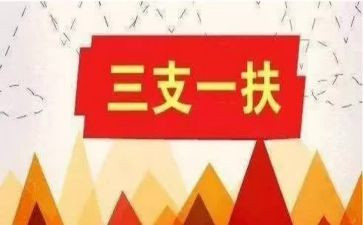 三支一扶工作总结5篇