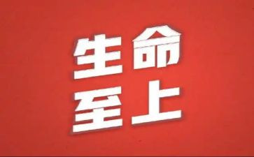 生命至上演讲稿7篇