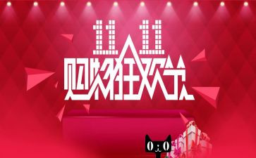 双11活动总结报告5篇