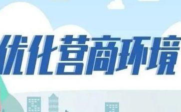 营商环境的心得体会6篇