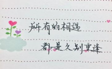 久别重逢的作文8篇